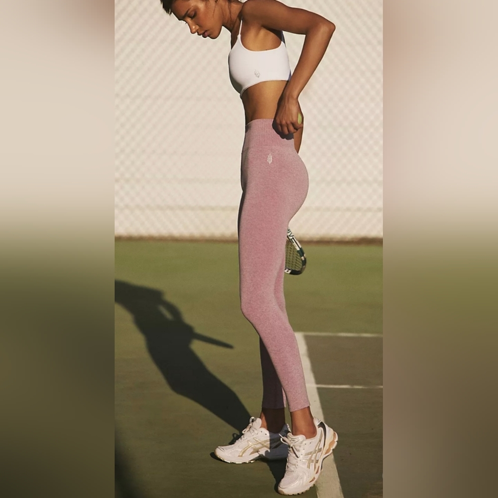 🌟 NWOT 🌟 Free People Movement high plank heather leggings - Picture 2 of 5